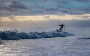 man, sea, surfer